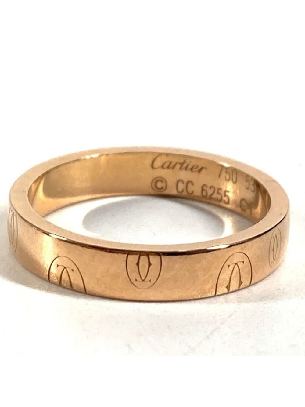 Cartier Ring Happy Birthday Logo Pink Gold